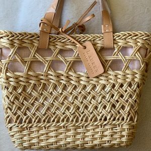 Ralph Lauren Straw Tote